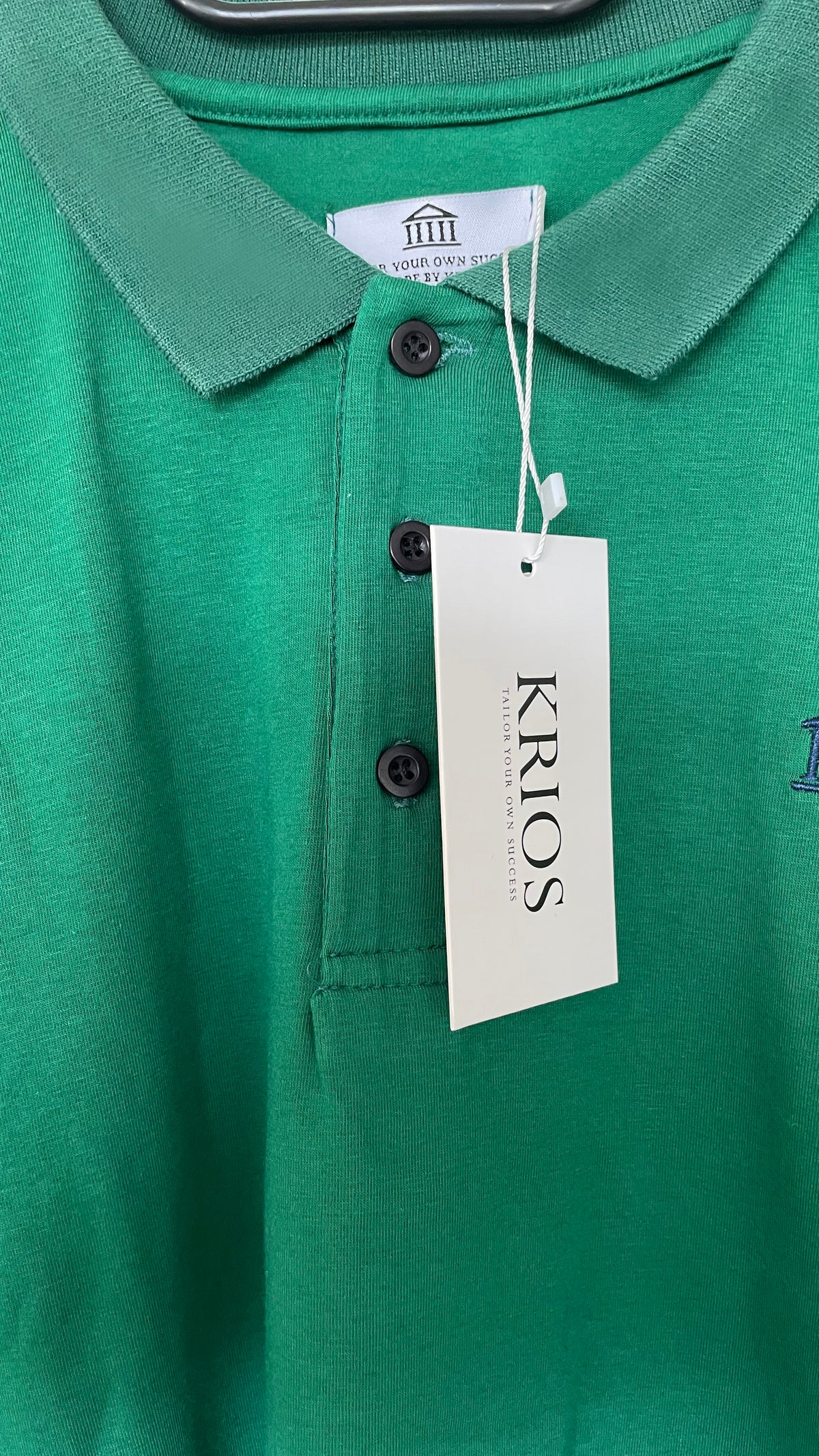 KRIOS - Green Long Sleeve Polo
