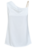 KRIOS - Witte blouse met swingkraag
