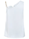 KRIOS - Witte blouse met swingkraag