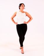 KRIOS - White Swing Collar Top