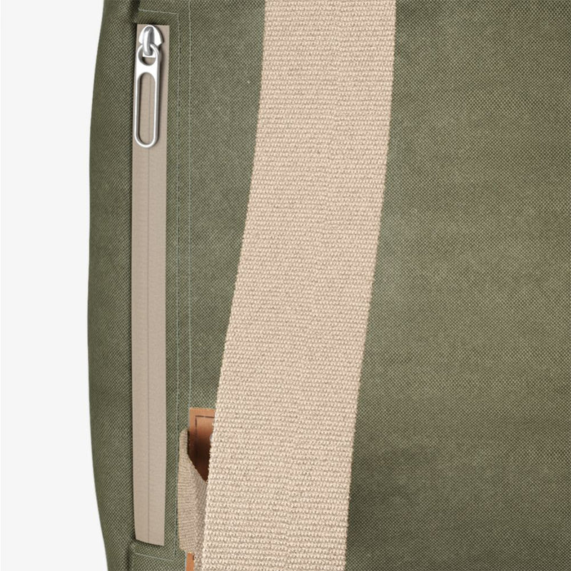 Brooks England - Pickwick Cotton Canvas Backpack Sage Green