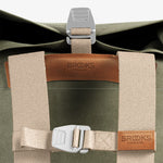 Brooks England - Pickwick Cotton Canvas Backpack Sage Green