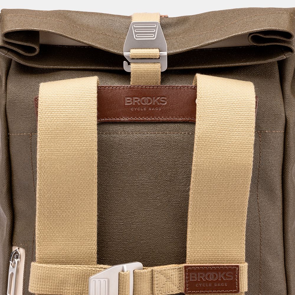 Pickwick Cotton Canvas Backpack Moss