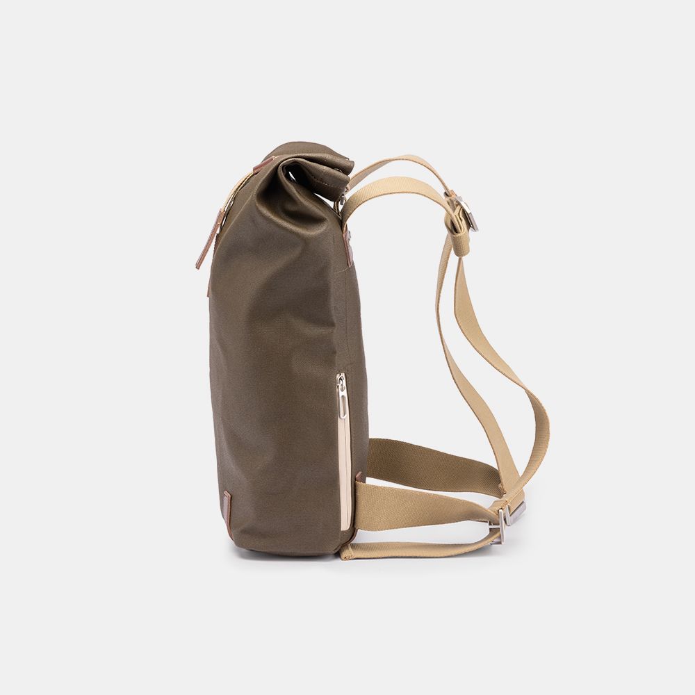 Pickwick Cotton Canvas Backpack Moss