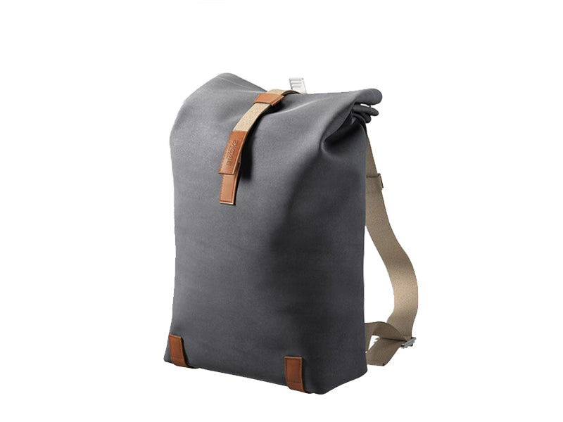 Brooks England - Pickwick Cotton Canvas Backpack Grey Brown