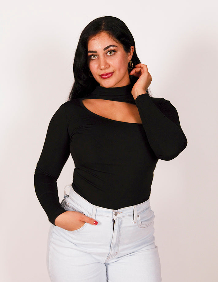 KRIOS - Black Cut Out Bodysuit
