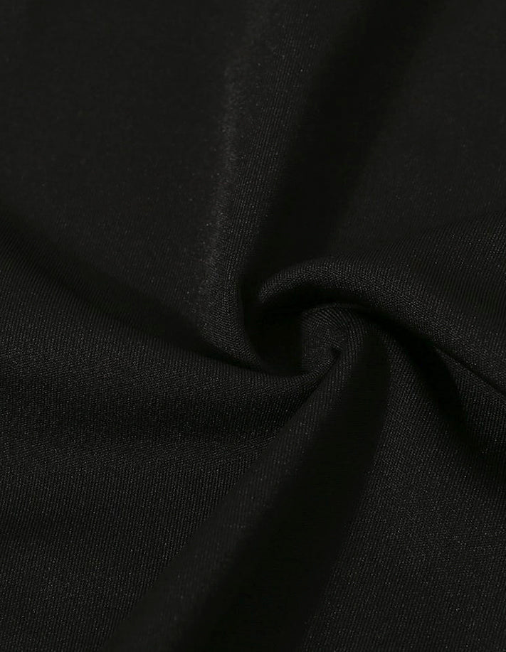 KRIOS - Zwarte Fluwelen bodysuit 
