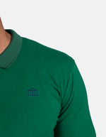 KRIOSWEAR closeup Green Long sleeve Polo shirt