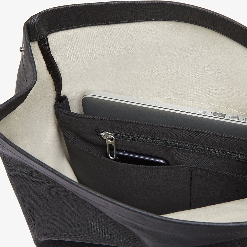 Pickwick Cotton Canvas Backpack Black – KRIOSWEAR