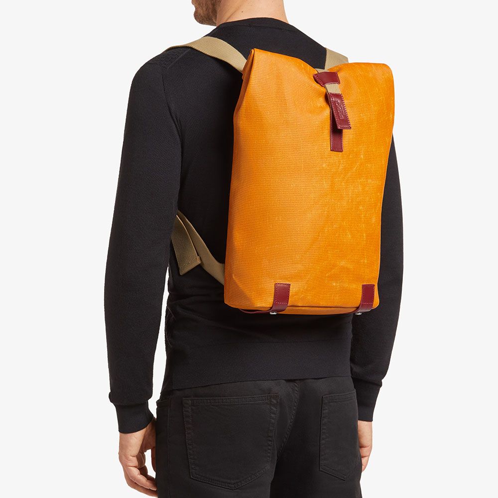 Pickwick Cotton Canvas Backpack Orange/Goose Beak