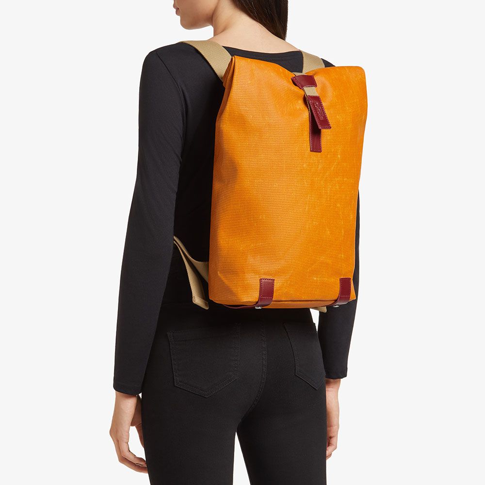 Pickwick Cotton Canvas Backpack Orange/Goose Beak