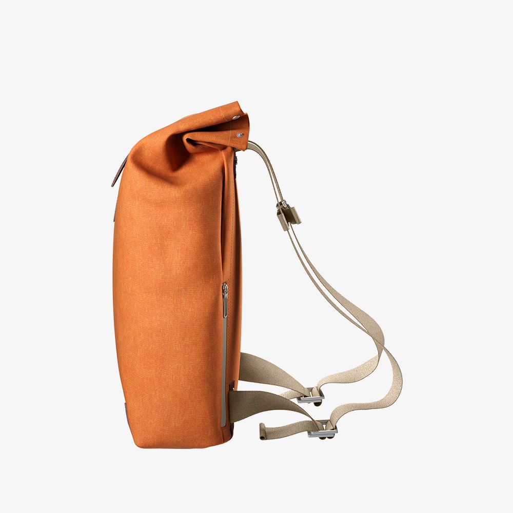 Pickwick Cotton Canvas Backpack Orange/Goose Beak