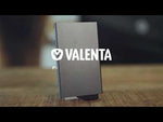 Valenta - Kaarthouder Aluminium Plus Zwart