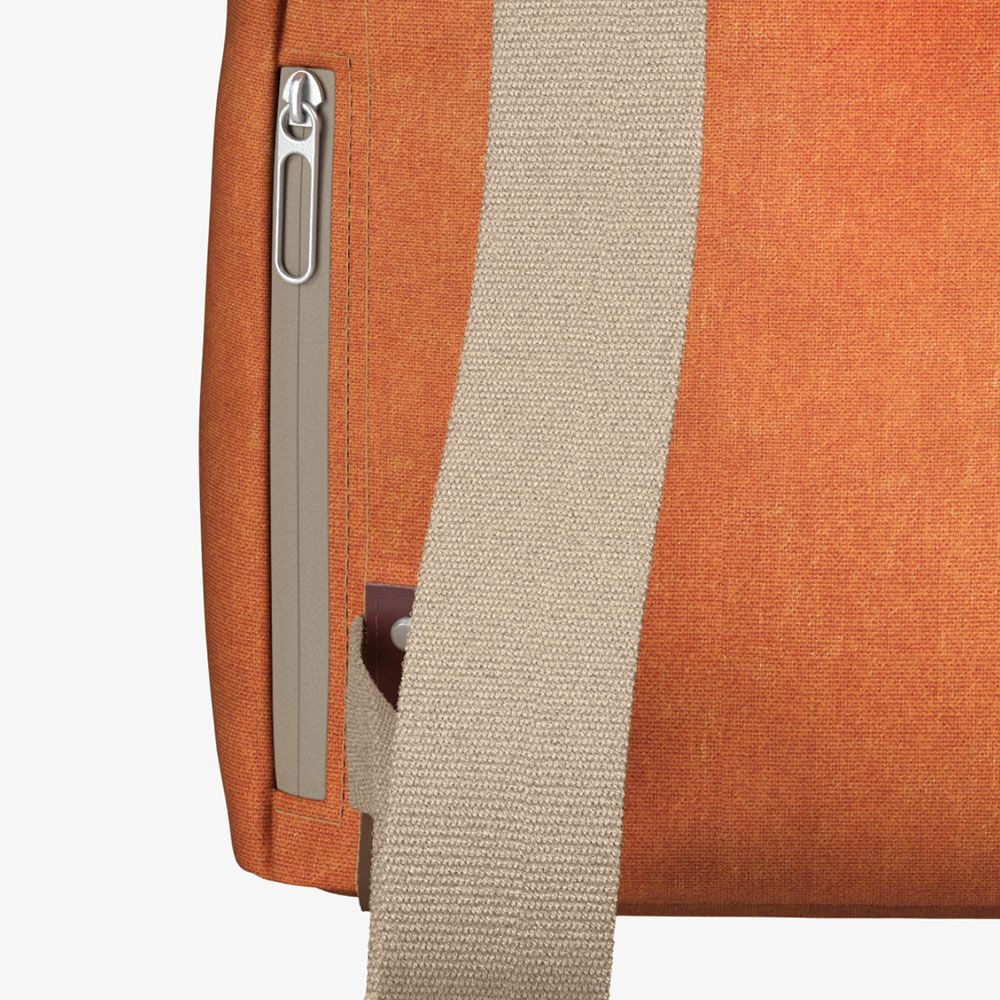 Pickwick Cotton Canvas Backpack Orange/Goose Beak