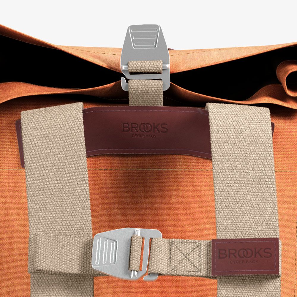 Pickwick Cotton Canvas Backpack Orange/Goose Beak